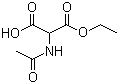 结构式 CAS# 54681-67-3, 2-(乙酰氨基)丙二酸单乙酯