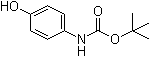 结构式 CAS# 54840-15-2, 4-羟基苯基氨基甲酸叔丁酯