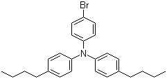 结构式 CAS# 548792-42-3, 4-溴-N,N-双(4-丁基苯基)苯胺
