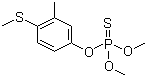 structure of CAS# 55-38-9, Fenthion;O,O-Dimethyl O-3-methyl-4-methylthiophenyl phosphorothioate; O,O-Dimethyl O-(3-methyl-4-methylthiophenyl) thiophosphate