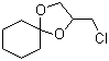 结构式 CAS# 5503-32-2, 2-(氯甲基)-1,4-二氧杂螺[4.5]癸烷
