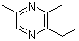 structure of CAS# 55031-15-7, 2-Ethyl-3,5-dimethylpyrazine;3,5-Dimethyl-2-ethylpyrazine