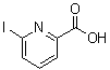 6-Iodo-2-pyridinecarboxylic acid molecular structure (CAS 55044-68-3)