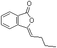 structure of CAS# 551-08-6, 3-Butylidenephthalide;(3Z)-3-butylidene-2-benzofuran-1-one