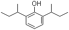 结构式 CAS# 5510-99-6, 2,6-二仲丁基苯酚; 双邻仲丁基酚