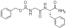 结构式 CAS# 5513-69-9, N-[苄氧羰基]甘氨酰-L-苯丙氨酰胺