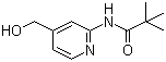 结构式 CAS# 551950-45-9, N-(4-羟甲基吡啶-2-基)-2,2-二甲基丙酰胺
