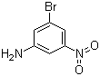 结构式 CAS# 55215-57-1, 5-溴-3-硝基苯胺