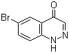 结构式 CAS# 552330-87-7, 6-溴-4(1H)-噌啉酮