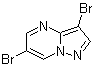 structure of CAS# 55405-68-0, 3,6-Dibromopyrazolo[1,5-a]pyrimidine