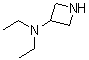 structure of CAS# 55438-75-0, 3-Diethylaminoazetidine
