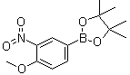 structure of CAS# 554411-20-0, 4-Methoxy-3-nitrophenylboronic acid pinacol ester;2-(4-Methoxy-3-nitrophenyl)-4,4,5,5-tetramethyl-1,3,2-dioxaborolane