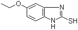 structure of CAS# 55489-15-1, 5-Ethoxy-2-mercaptobenzimidazole;5-Ethoxy-1H-benzimidazole-2-thiol