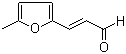 structure of CAS# 5555-90-8, 5-Methyl-2-furanacrolein;(5-Methylfuryl)acrolein; 1-(5-Methyl-2-furanyl)-1-propen-3-al; 3-(5-Methyl-2-furanyl)-2-propenal
