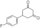 structure of CAS# 55579-72-1, 5-(4-Fluorophenyl)cyclohexane-1,3-dione