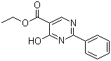 structure of CAS# 55613-22-4, Ethyl 4-hydroxy-2-phenyl-5-pyrimidinecarboxylate;4-Hydroxy-2-phenylpyrimidine-5-carboxylic acid ethyl ester; Ethyl 3,4-dihydro-4-oxo-2-phenylpyrimidine-5-carboxylate; Ethyl 6-oxo-2-phenyl-1,6-dihydropyrimidine-5-carboxylate