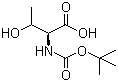 structure of CAS# 55674-67-4, N-Boc-L-threonine