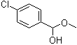结构式 CAS# 55685-75-1, 4-氯-alpha-甲氧基苯甲醇