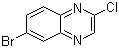 结构式 CAS# 55687-02-0, 6-溴-2-氯喹喔啉