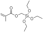 结构式 CAS# 5577-72-0, 甲基丙烯酰氧基甲基三乙氧基硅烷