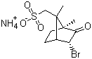 结构式 CAS# 55870-50-3, 左旋-3-溴樟脑-8-磺酸铵盐