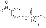 structure of CAS# 56-38-2, Parathion;O,O-Diethyl-O-(p-nitrophenyl)thionophosphate; Diethyl 4-nitrophenyl phosphorothionate