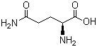 L-Glutamine molecular structure (CAS 56-85-9)
