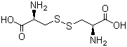 结构式 CAS# 56-89-3, L-胱氨酸; 双硫代氨基丙酸