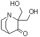 结构式 CAS# 5608-24-2, 2,2-双(羟基甲基)-1-氮杂双环[2.2.2]辛烷-3-酮