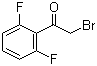 structure of CAS# 56159-89-8, 2',6'-Difluorophenacyl bromide;2-Bromo-2',6'-difluoroacetophenone; 2-Bromo-1-(2,6-difluorophenyl)ethanone