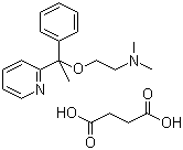 Doxylamine succinate molecular structure (CAS 562-10-7)