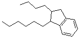 2-丁基-1-己基-2,3-二氢-1H-茚分子结构 (CAS 56247-75-7)