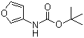structure of CAS# 56267-48-2, tert-Butyl furan-3-ylcarbamate