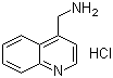 结构式 CAS# 5632-13-3, 4-氨基甲基喹啉盐酸盐; 4-氨甲基喹啉盐酸盐