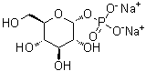 alpha-D-Glucose 1-phosphate disodium salt molecular structure (CAS 56401-20-8)
