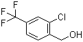 结构式 CAS# 56456-51-0, 2-氯-4-(三氟甲基)苄醇; 2-氯-4-(三氟甲基)苯甲醇