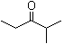 structure of CAS# 565-69-5, 2-Methyl-3-pentanone;4-Methyl-3-pentanone; Ethyl isopropyl ketone; Isopropyl ethyl ketone