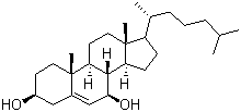 结构式 CAS# 566-27-8, 7-羟基胆固醇