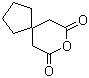 structure of CAS# 5662-95-3, 3,3-Tetramethyleneglutaric anhydride;Cyclopentane-1,1-diacetic anhydride; 8-Oxaspiro[4.5]decane-7,9-dione