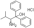 结构式 CAS# 56755-20-5, (R)-2-氨基-3-甲基-1,1-二苯基-1-丁醇盐酸盐