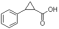 结构式 CAS# 5685-38-1, 2-苯基环丙烷羧酸