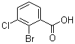 structure of CAS# 56961-26-3, 2-Bromo-3-chlorobenzoic acid