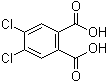 structure of CAS# 56962-08-4, 4,5-Dichlorophthalic acid;4,5-Dichloro-2-carboxybenzoic acid