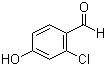 structure of CAS# 56962-11-9, 2-Chloro-4-hydroxybenzaldehyde