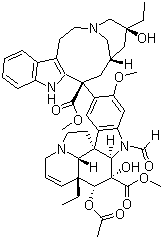 Vincristine molecular structure (CAS 57-22-7)