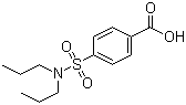 structure of CAS# 57-66-9, Probenecid;4-[(Dipropylamino)sulfonyl]benzoic acid