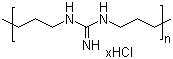 structure of CAS# 57028-96-3, Polyhexamethyleneguanidine hydrochloride;Poly(hexamethylendiamine guanidinium chloride); PHMG hydrochloride