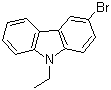 structure of CAS# 57102-97-3, 3-Bromo-9-ethylcarbazole