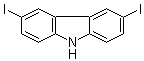 structure of CAS# 57103-02-3, 3,6-Diiodocarbazole;3,6-Diiodo-9H-carbazole