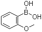 structure of CAS# 5720-06-9, 2-Methoxyphenylboronic acid;2-Methoxybenzeneboronic acid; (2-Methoxyphenyl)boronic acid